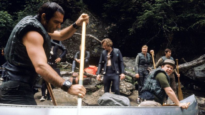 1972's "Deliverance," directed by John Boorman, featured four Atlanta men -- played by Burt Reynolds, left, Ned Beatty, right, Ronny Cox and Jon Voight -- taking on the North Georgia wilderness.