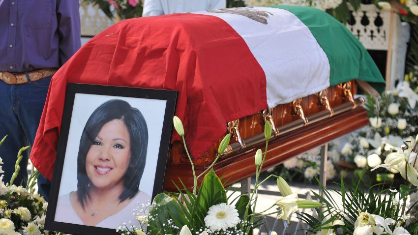 Gisela Mota Ocampo is laid to rest in Temixco, Mexico.