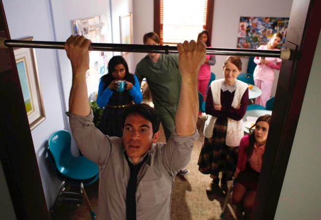 Zsigmond did a bit of television in the latter part of his career -- including 24 episodes of "The Mindy Project," starring Mindy Kaling, rear left.