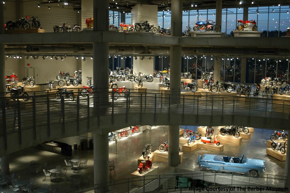 Barber Vintage Motorsports Museum -- home to the world's largest collection of motorcycles -- is undergoing a $15 million expansion, adding 84,650 square feet to its existing 144,000 square-foot facility in Birmingham, Alabama. The expansion is expected to be ready in October.