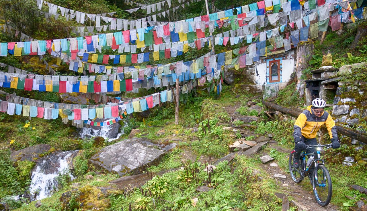 Bhutan officially targets "high value, low impact" tourism.