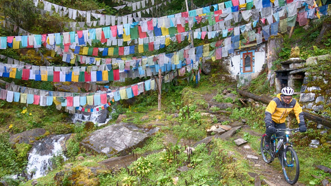 Cycling from Paro to Bhumthang is rewarding. Big lungs required.