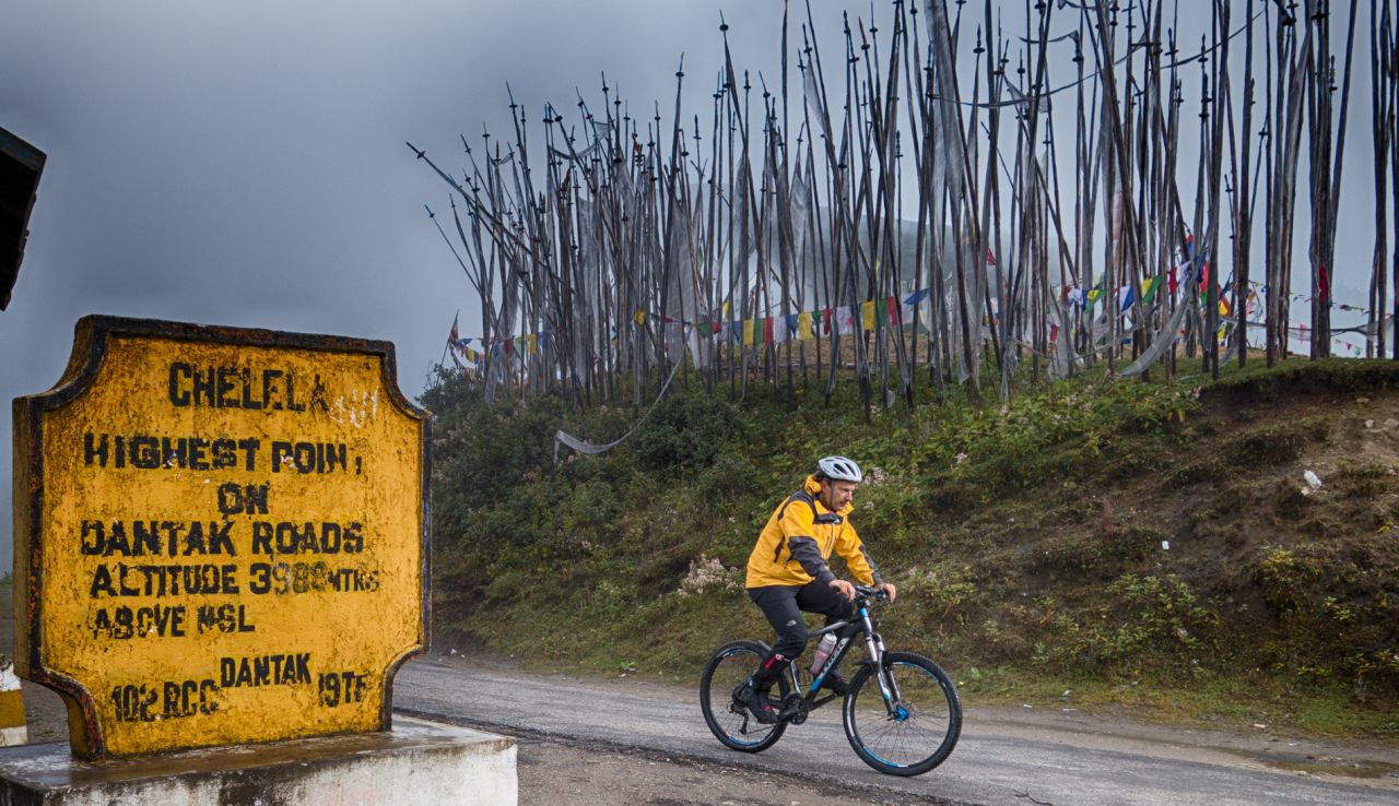 Cycling is an emerging tourist activity in Bhutan. 