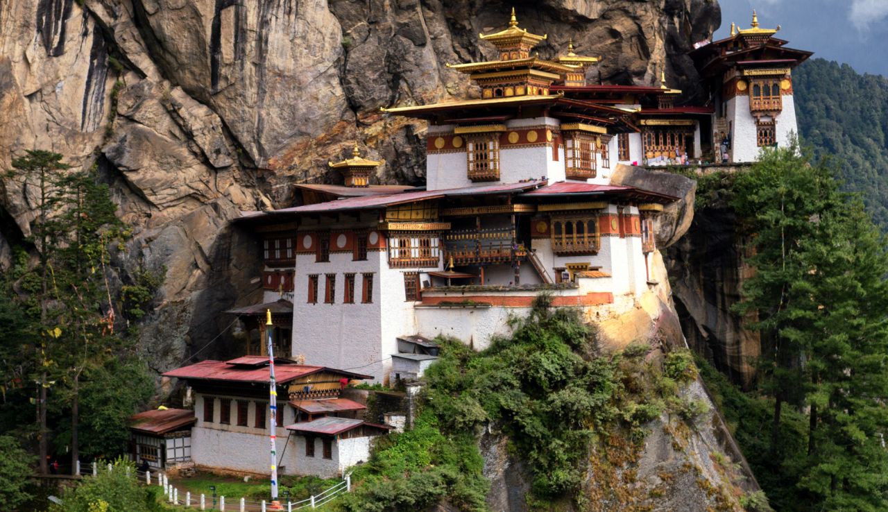 The Taktsang Lhakhang monastery is Bhutan's most famous attraction. 
