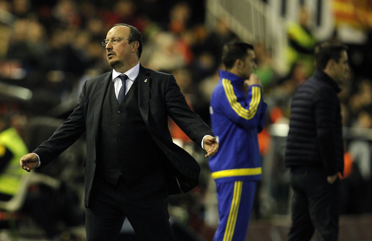 Sunday's 2-2 draw with Valencia proved to be Benitez's last game in the charge of Real, which sits third in the Spanish First Division, three points behind leader Atletico Madrid.