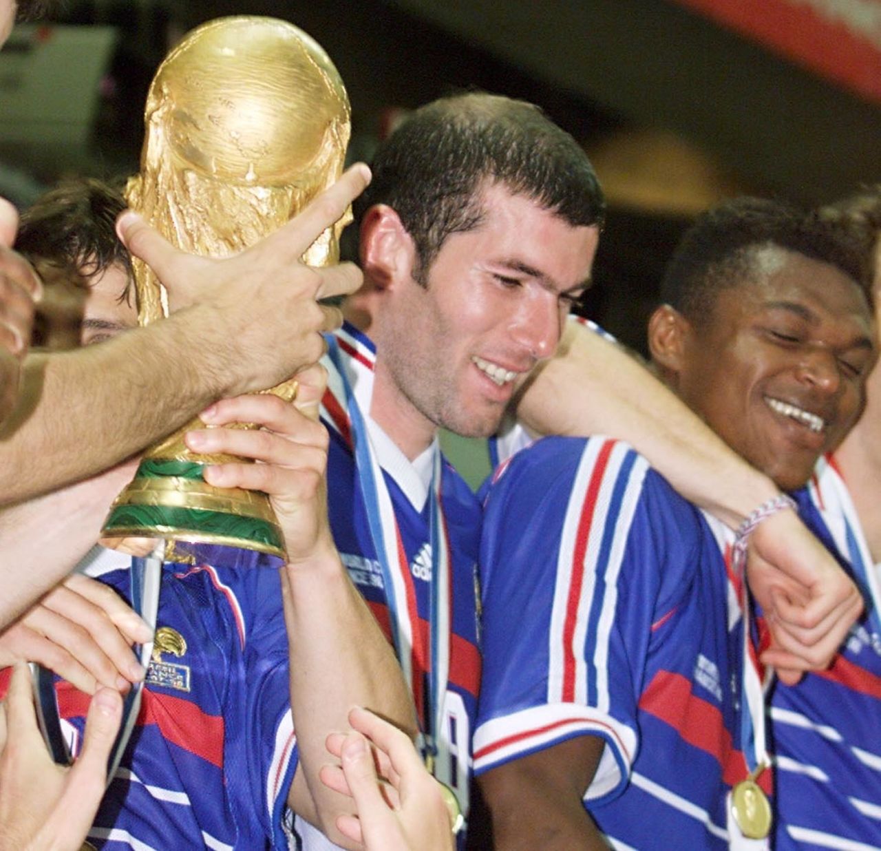 Eight years earlier, he inspired France to a World Cup triumph on home soil. In the final against Brazil, Zidane scored two first-half goals as France ran out 3-0 winners.