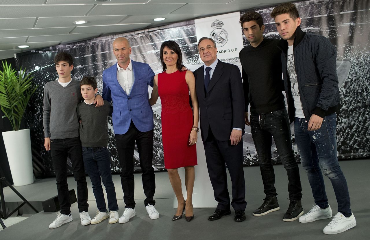 All four of Zidane's sons -- Theo Fernandez, Elyaz Fernandez, Enzo Fernandez and Luca Fernandez -- are part of Real's youth setup.