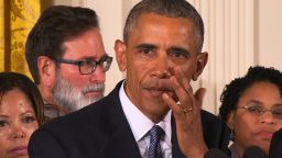 obama gun control tears