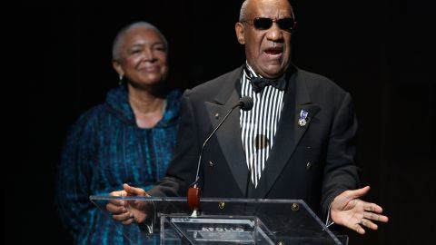 Bill Cosby with his wife Camille Cosby at the Apollo Theater 75th Anniversary Gala in June 2009.