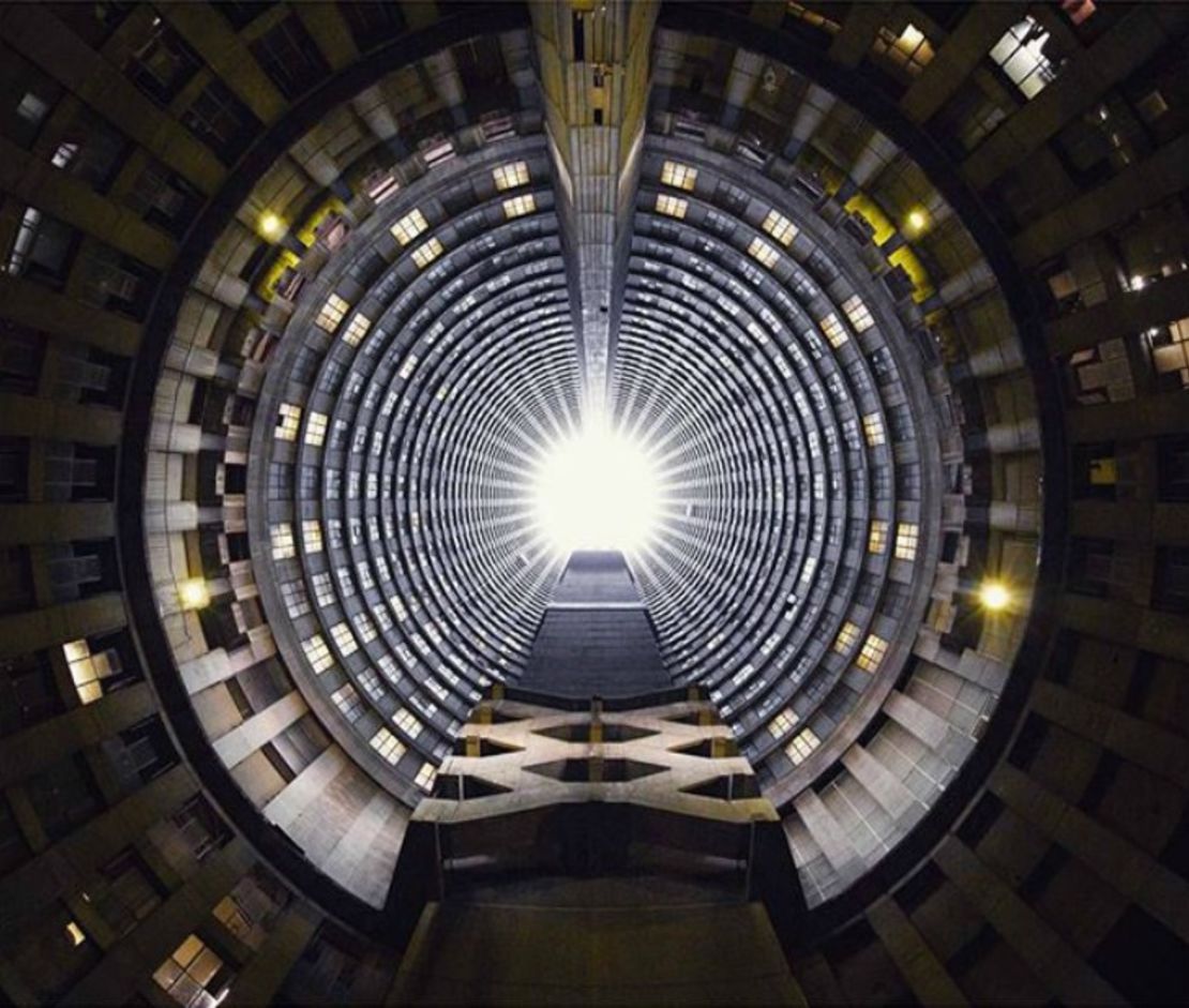 Ponte City Tower in Johannesburg, South Africa.
