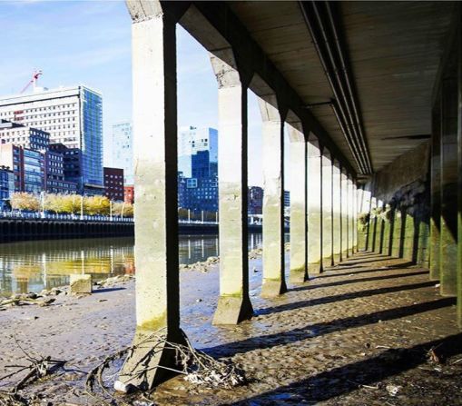 This image shows the estuary of the River Neverion in the city of Bilabao, which will be at the heart of future ambitious construction projects, says local photographer Carlos Copertone (<a  target="_blank" target="_blank">@carloscopertone</a>).