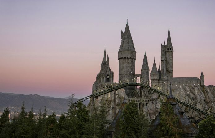 Universal Studios Hollywood opened its Wizarding World of Harry Potter attraction on April 7. The new addition took five years to create. 