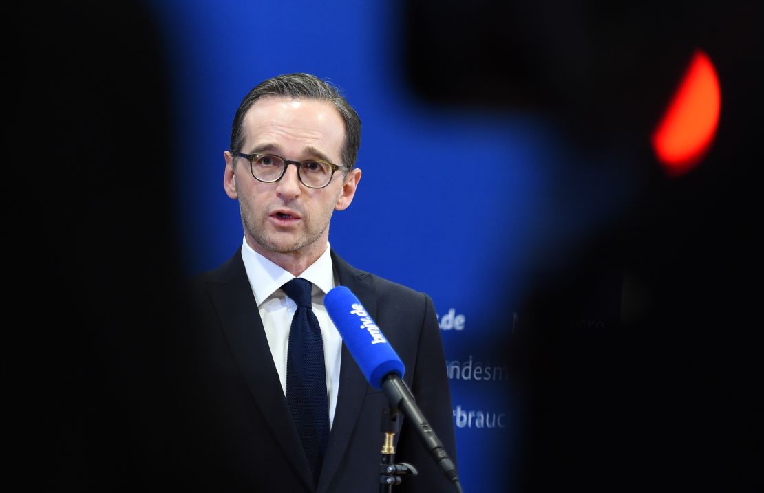 German Justice Minister Heiko Maas addresses the assaults in Cologne.