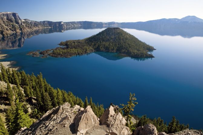 While there's no evidence that Native Americans lived at Crater Lake, they did treat it as a holy site before the eruption of Mount Mazama, which occurred some 7,000 years ago and created the deepest lake in the United States (1,943 feet).<strong> </strong>Some Native Americans still consider the lake holy. The eye-catching site became Crater Lake National Park on May 22, 1902. 