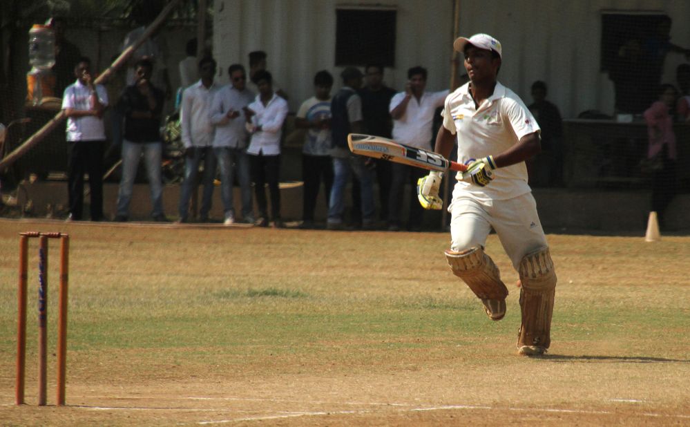 Dhanawade reached 1,009 off just 323 balls, hitting 59 sixes and 127 fours in 395 minutes at the crease during the HT Bhandari Cup inter-school tournament.