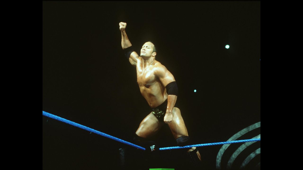 Johnson followed in the footsteps of his father, Rocky, and maternal grandfather, Peter Maivia, by becoming a professional wrestler in the late '90s. Holder of more than a dozen titles, the hugely popular Rock had only one question: "Can you smell what The Rock is cooking?"