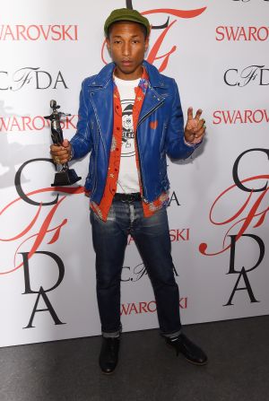 Even before his "Happy"<em> </em>days, Pharrell was known for his colorful sense of style. Last year, it landed him the <a href="index.php?page=&url=http%3A%2F%2Fcfda.com%2Fblog%2Fpharrell-2015-fashion-icon" target="_blank" target="_blank">CFDA Fashion Icon Award</a>. 