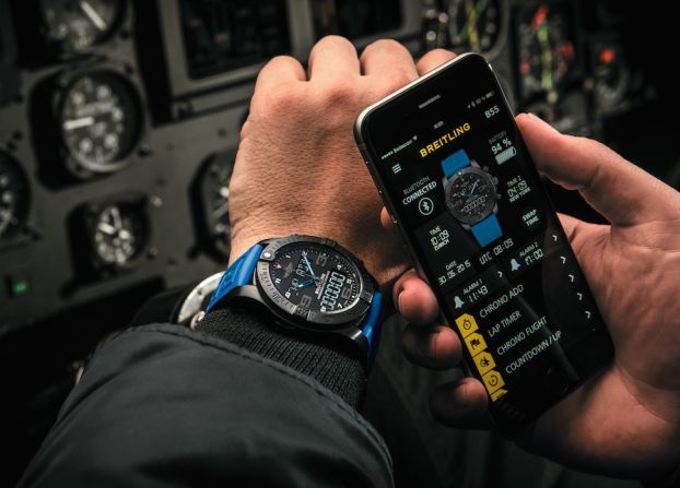 Breitling's B55 puts your smartphone at the service of the watch, rather than the other way round and is another in the trend toward connected Swiss fitness watches.