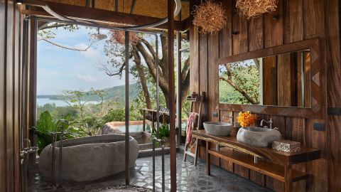 Keemala, Phuket, Thailand
Opened December 1, 2015
Keemala is quirkily designed around both nature and culture, making it one of Phuket's most unique properties. Guests can choose one of 38 pool villas in styles including tree houses, bird's nest villas and clay cottages, while even the bridges and paths linking them blend seamlessly into the grounds, as do the resident water buffalo. Activities are similarly laid back and in tune with the environment so expect meditation, yoga, nature walks and even forest Tai Chi to truly connect with your surroundings.
