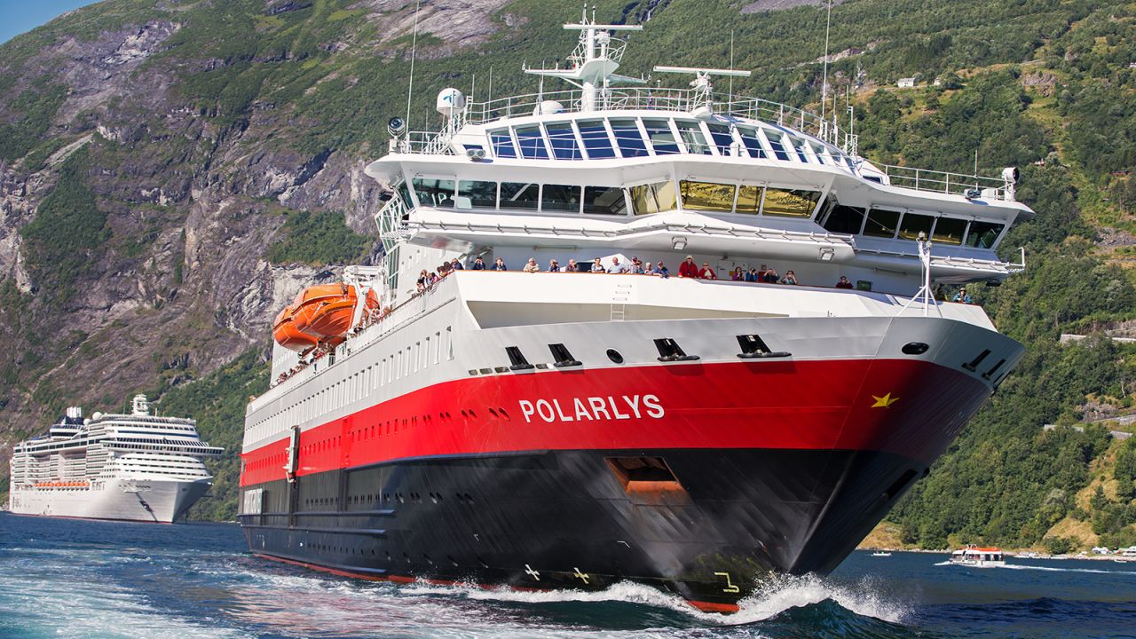 Decked out in their distinctive red, white and black livery, Hurtigruten's well-equipped "working" ships are robust enough to handle the vagaries of Arctic weather, yet small enough to explore the intricacies of Norway's heavily indented coastline.