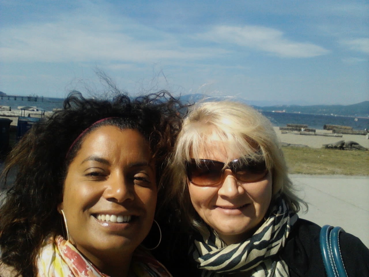 CNN's Michaela Pereira in Vancouver in 2012 with her person, Moyra Rodger, "who has affected not just my career but my life."<br />"What I found most fascinating in the telling of our story is that putting so much attention on Moyra made her incredibly uncomfortable! I suppose I shouldn't be surprised. In my many years of journalism and community service, rare is the hero or mentor who volunteers to stand in the spotlight. Moyra was no different; she almost squirmed any time a complimentary word of thanks was leveled her way."