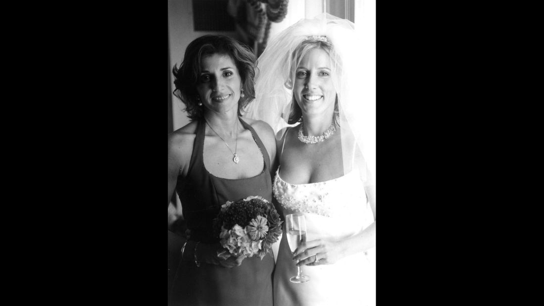 Alisyn with Maria Villalobos at her wedding on September 2, 2001, in Boston.  <br />