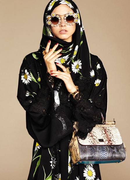 The fashion industry has embraced hijabs and abayas. For the first time, in 2015, Dolce & Gabbana  released a collection of hijabs and abayas targeting Muslim shoppers in the Middle East. Here's a look at their take on modest dressing.