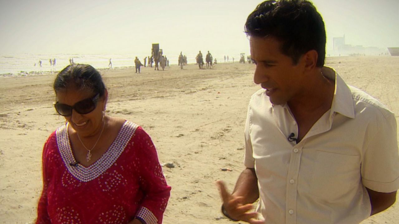 Gupta and his mother <a href="http://www.cnn.com/videos/bestoftv/2014/10/20/sgmd-gupta-roots-full.cnn">visit her childhood home</a> in Pakistan in 2014. 