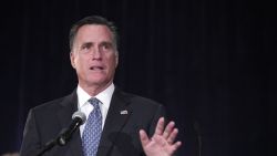 Former Republican presidential candidate and former Massachusetts Governor Mitt Romney, delivers remarks during a "CoMITT to the Comeback" rally for Michigan republican candidates October 2, 2014 in Livonia, Michigan.