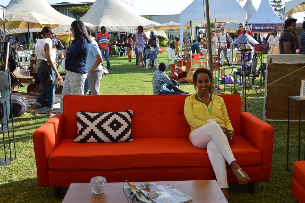 Hamere Eleni Demissie is the founder of <a href="https://www.facebook.com/actuelinteriors/" target="_blank" target="_blank">Actuel Urban Living</a> which makes contemporary furniture in Ethiopia.