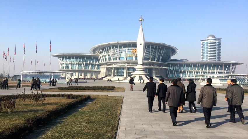 The North Korean Science & Technology Center in Pyongyang.