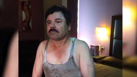 Joaquin "El Chapo" Guzman photographed in filthy shirt after sewer escape