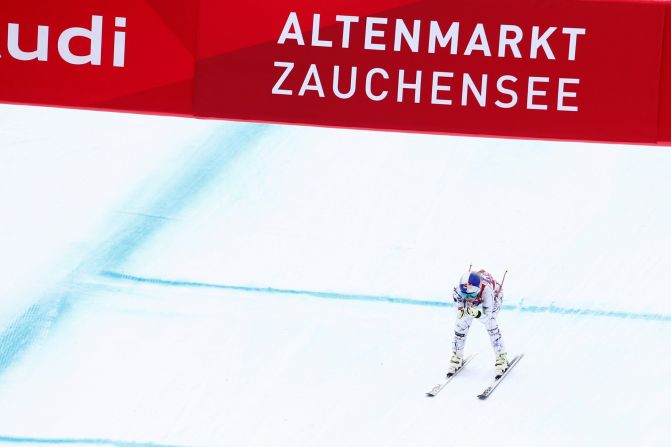 "To be tied with Annemarie is incredible," Vonn said after the race.