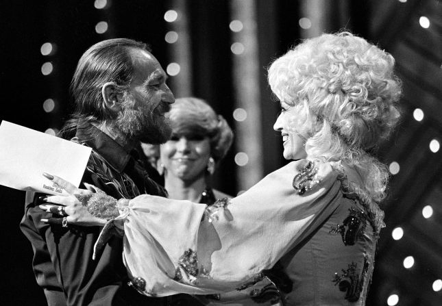 Willie Nelson has sung duets with just about everybody -- including Parton. The two performed "Everything's Beautiful (In Its Own Way)" in 1982.