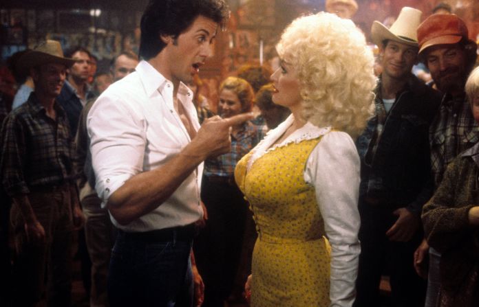 Parton has had some unexpected partners. In 1984, she co-starred with Sylvester Stallone in the movie "Rhinestone." She plays a country singer who has to teach a cab driver to go country in two weeks. The two did a duet on the song "Sweet Lovin' Friends."