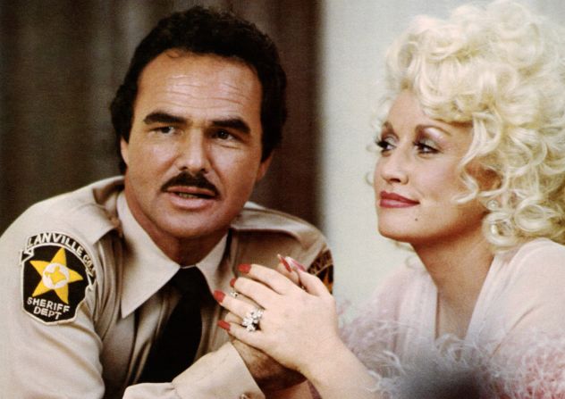 Parton had teamed with Burt Reynolds two years earlier. In "The Best Little Whorehouse in Texas," based on the hit stage musical, Parton played a madam and Reynolds played a small-town sheriff. The pair duetted on "Sneakin' Around."