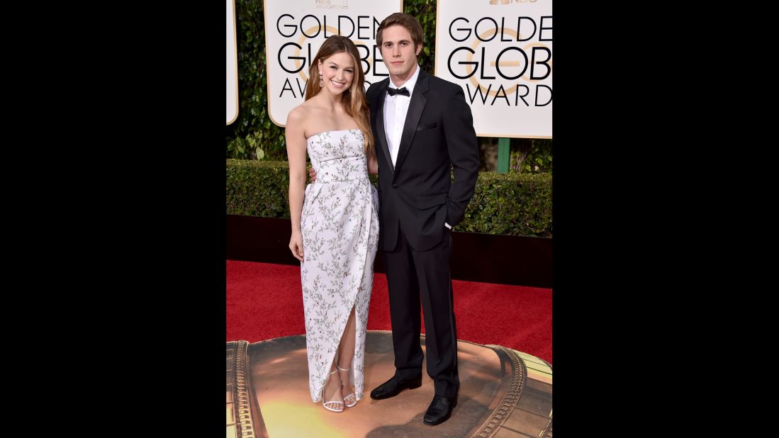 Melissa Benoist and her husband, Blake Jenner