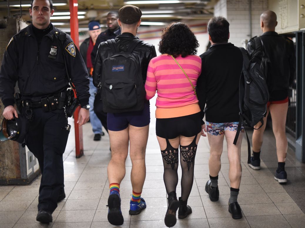 World celebrates ‘No Pants Subway Ride’ | CNN