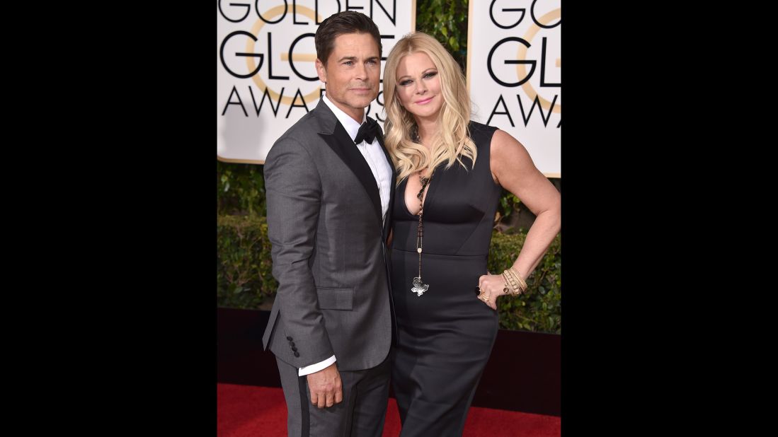 Rob Lowe and his wife, Sheryl Berkoff