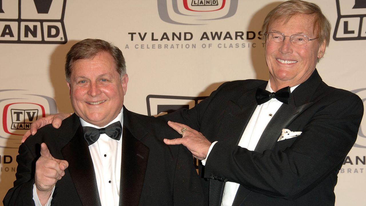 Burt Ward and Adam West of "Batman"at the 2006 TV Land Awards.