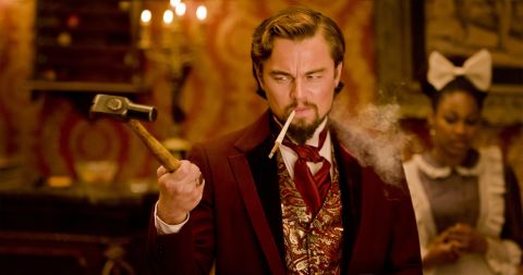 The actor sank his teeth into the role of evil plantation owner Calvin Candie in Quentin Tarantino's "Django Unchained" in 2012. 