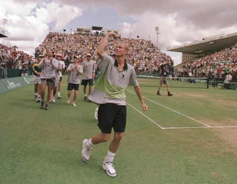 Hewitt was always proud to play for his country, and led Australia to Davis Cup success in 1999 and 2003. He will take up the role of team captain in March 2016 after retiring from playing.