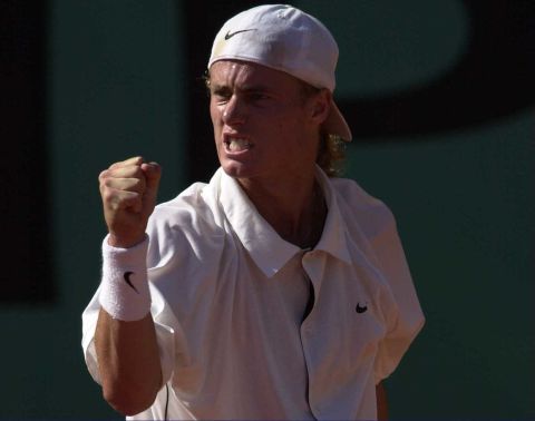 Hewitt's trademarks included wearing his baseball cap the wrong way around and endlessly fist-pumping during matches. 