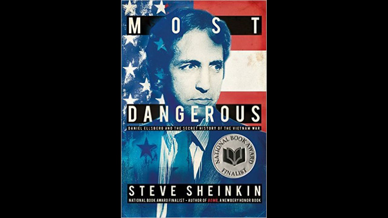 <strong>YALSA Award for Excellence in Nonfiction for Young Adults</strong>:  "Most Dangerous: Daniel Ellsberg and the Secret History of the Vietnam War," written by Steve Sheinkin.