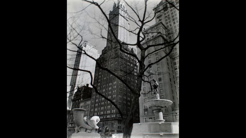The Sherry-Netherland hotel, center, is seen next to the Savoy-Plaza Hotel, right, in 1937. Abbott attended a semester of college in her home state of Ohio before running off to New York in 1918. From 1919-1921, she studied sculpture and supported herself by posing for photographers Nikolas Murray and Man Ray. Ray suggested she try photography for herself, and in 1926 she had her first solo exhibition.