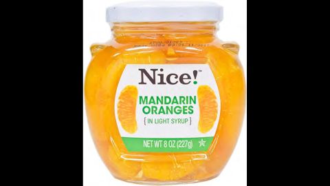 Milky Way International Trading Corp. announced a recall of its 8-ounce bottles of Nice! Mandarin Oranges because of glass in the product. The oranges were distributed to Walgreens stores. 