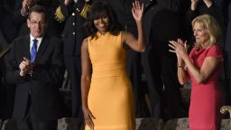 Michelle Obama steps out on book tour in boots Carrie Bradshaw would ...