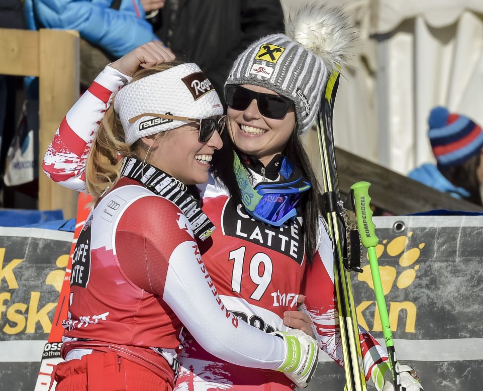 Gut enjoys closer ties with last year's overall winner Anna Fenninger, the Austrian who is sitting out this season because of injury.