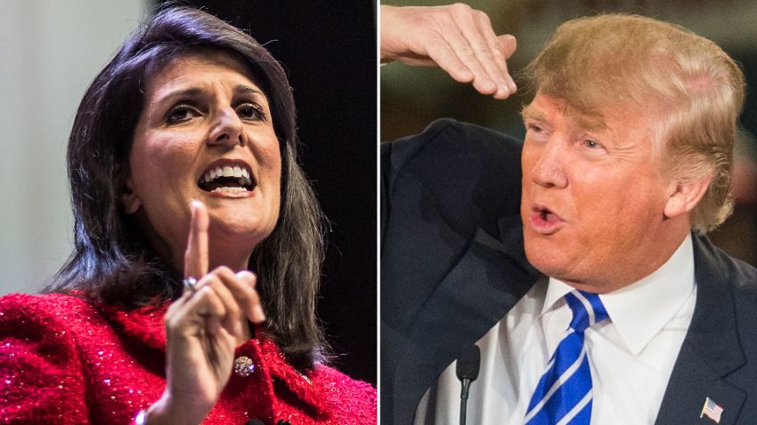 Donald Trumps Slams Nikki Haley On Immigration Cnn