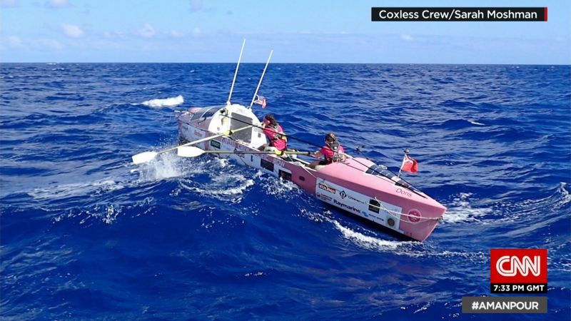 4 British women row 8 000 miles across Pacific Ocean CNN